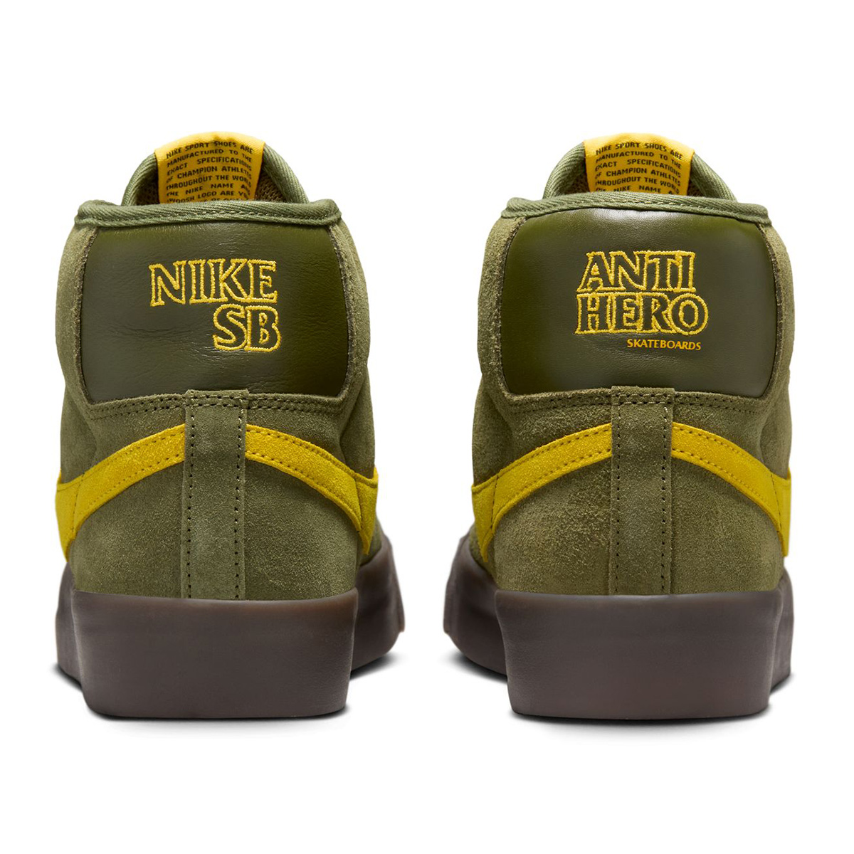Anti Hero x Nike SB Zoom Blazer Mid Rough Green/Amarillo-Rough Green Anti Hero x Nike SB Zoom Blazer Mid Rough Green/Amarillo-Rough Green