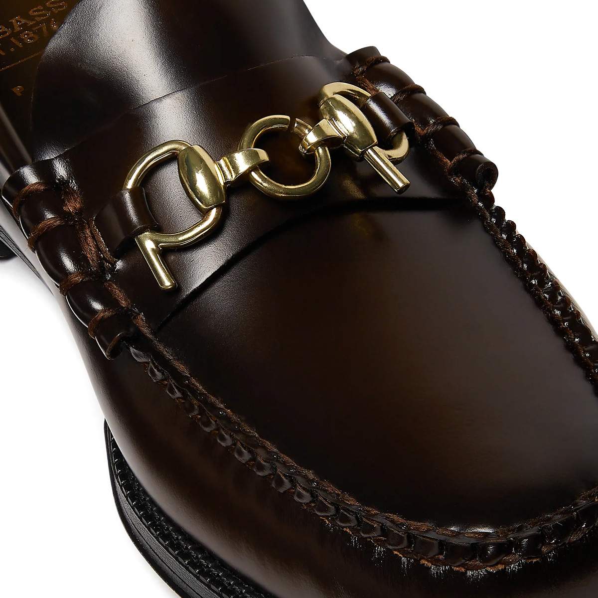 G.H.Bass x POP Easy Weejuns Lincoln Leather Chocolate Leather