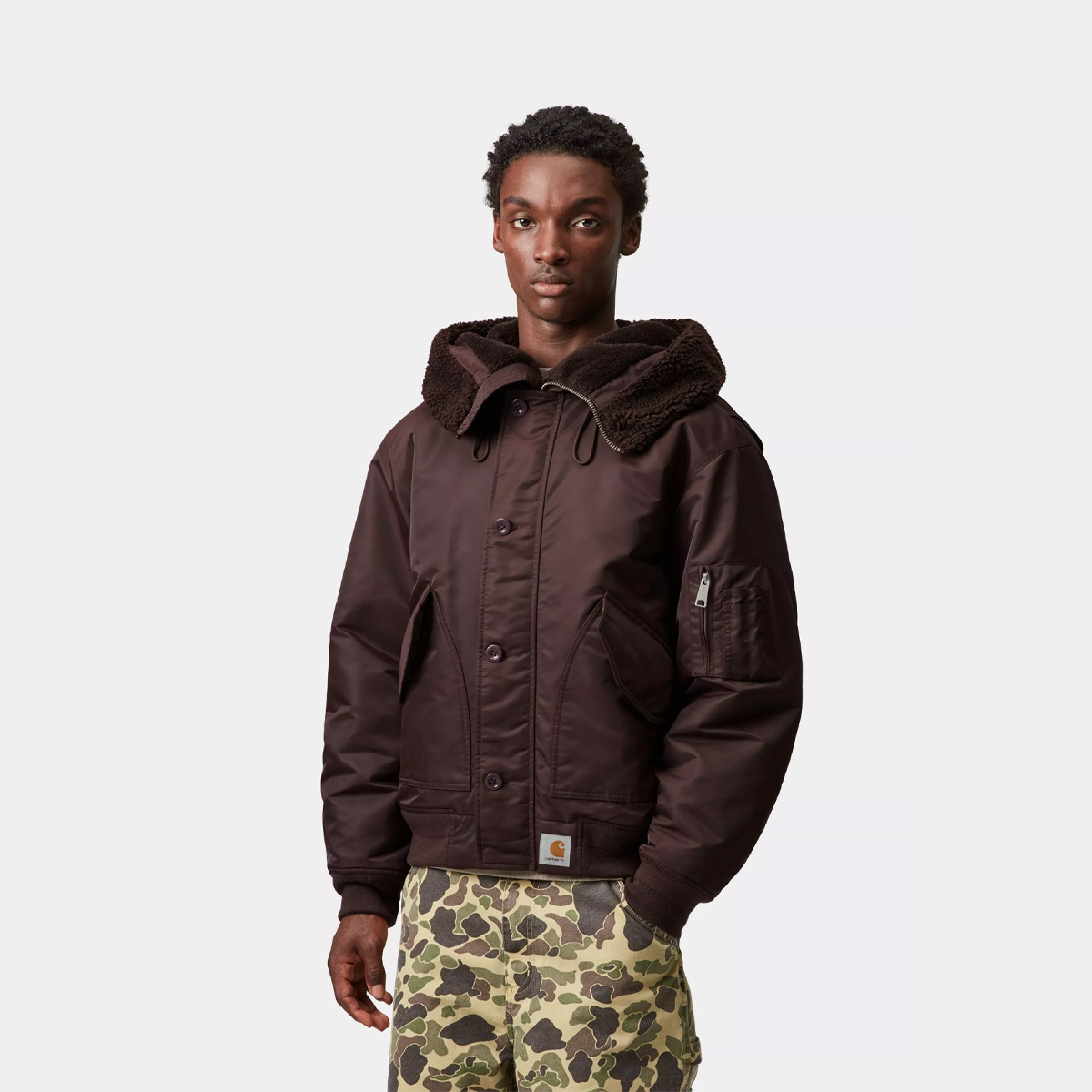 Carhartt WIP HD Oltera Bomber Jacket Palisander/Angelite