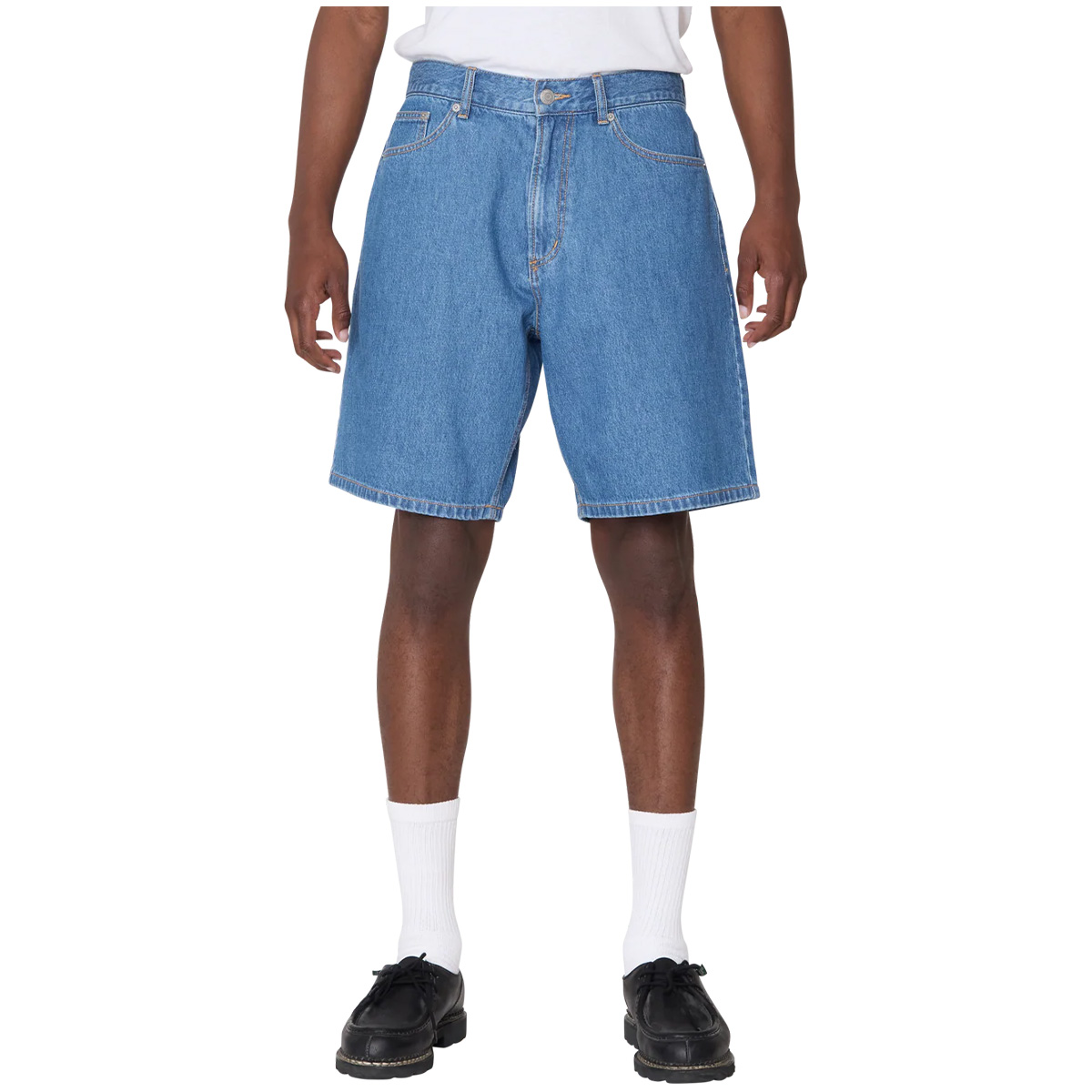 Obey Emerson Denim Short Salty Blue Stone Wash