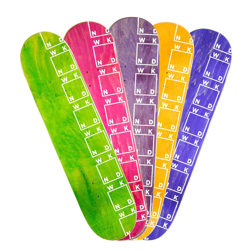 WKND Side Logo Skateboard Deck Assorted Veneers 8.6 WKND Side Logo Skateboard Deck Assorted Veneers 8.6
