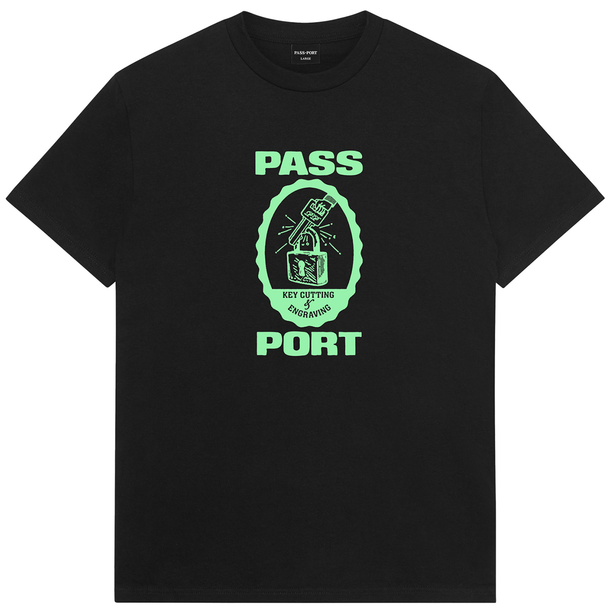 Pass Port Hercu Locks T-Shirt Black