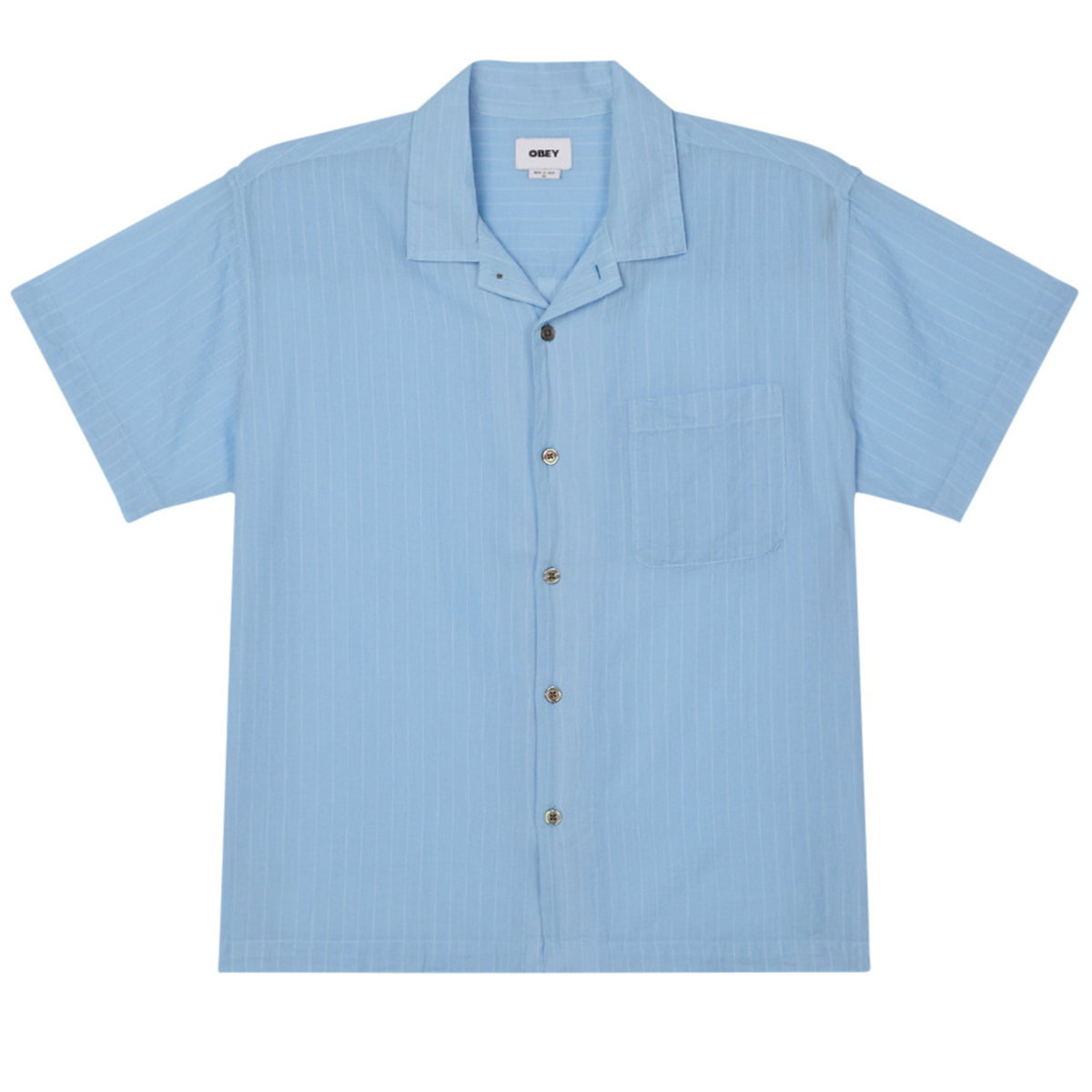 Obey Donnie Woven Shirt Cerulean Obey Donnie Woven Shirt Cerulean