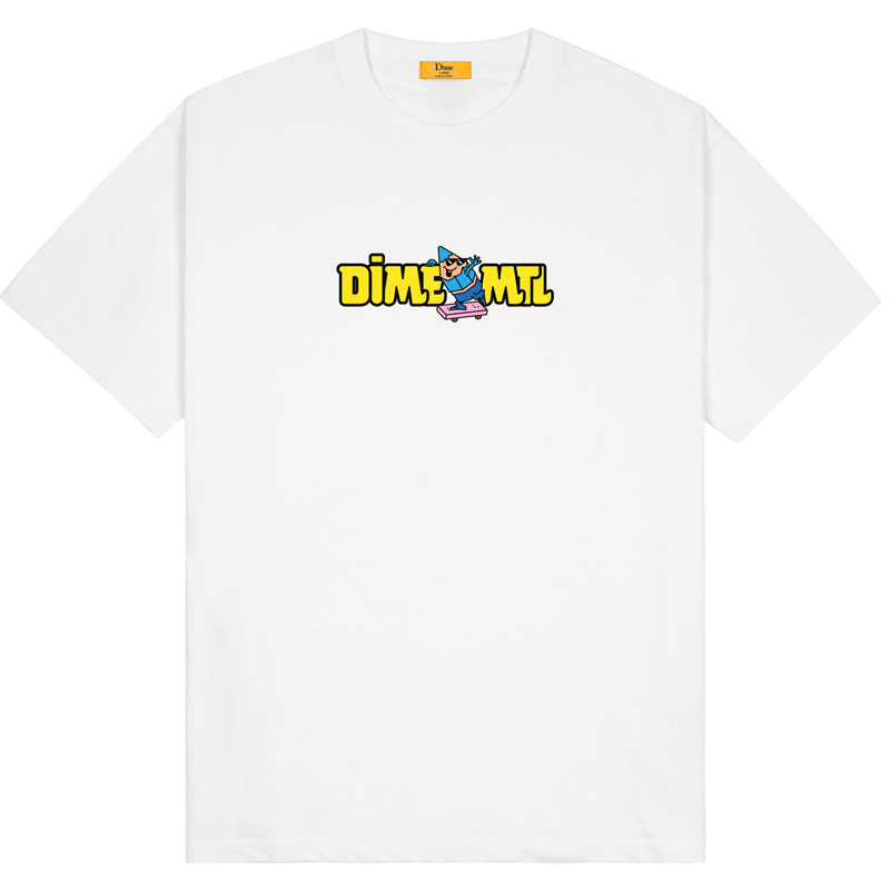 ★DIME★CRAYON ロゴ入り コットン クレヨンTシャツ RUDIE'S tシャツ x CRAYON SHINCHAN TRICYCLE TEE / ルー