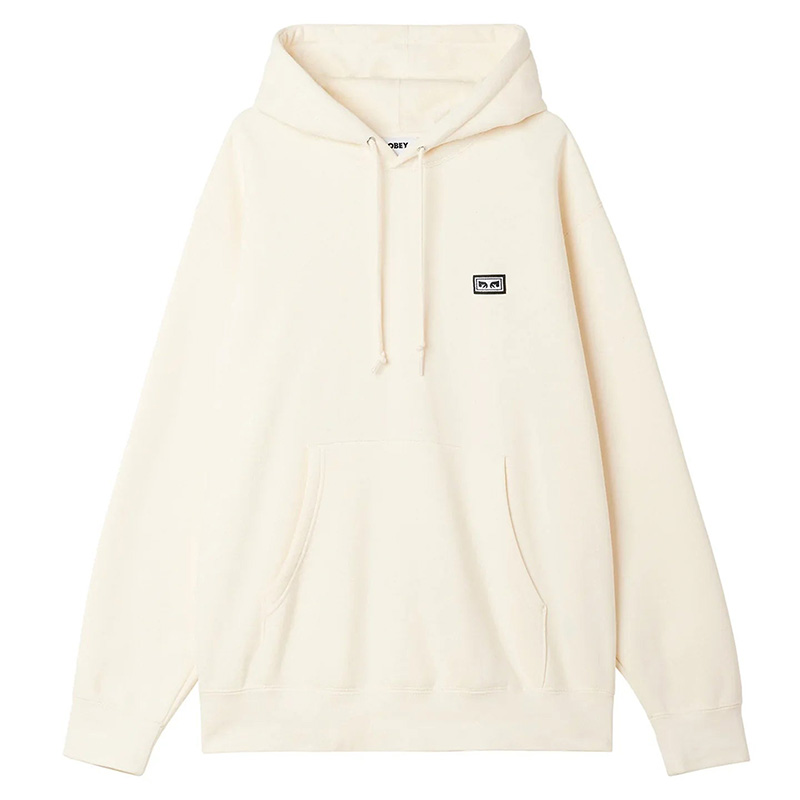 Obey Established Works Eyes Hoodie Unbleached Obey Established Works Eyes Hoodie Unbleached