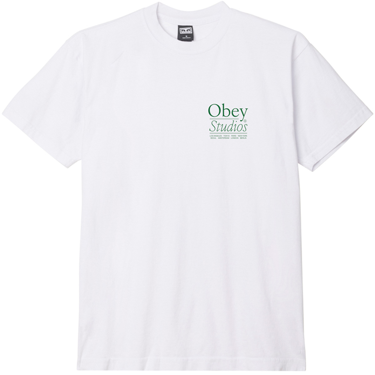 Obey Studios Heavy T-Shirt White