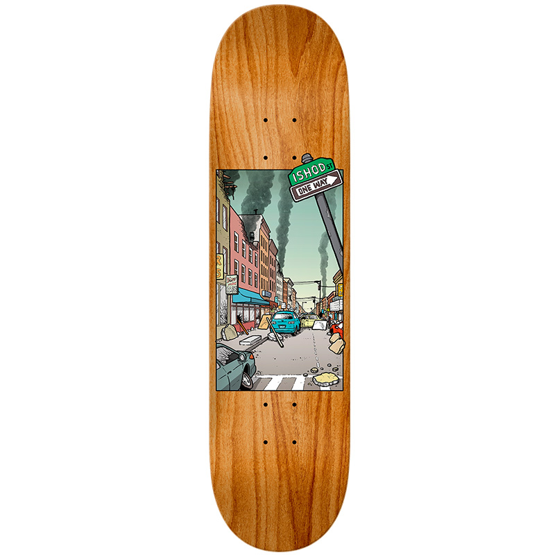 Real Ishod Nice Neighborhood Skateboard Deck 8.06 Real Ishod Nice Neighborhood Skateboard Deck 8.06