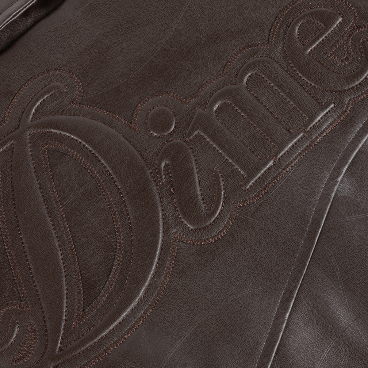 Dime Debossed Wavy Jacket Brown Dime Debossed Wavy Jacket Brown