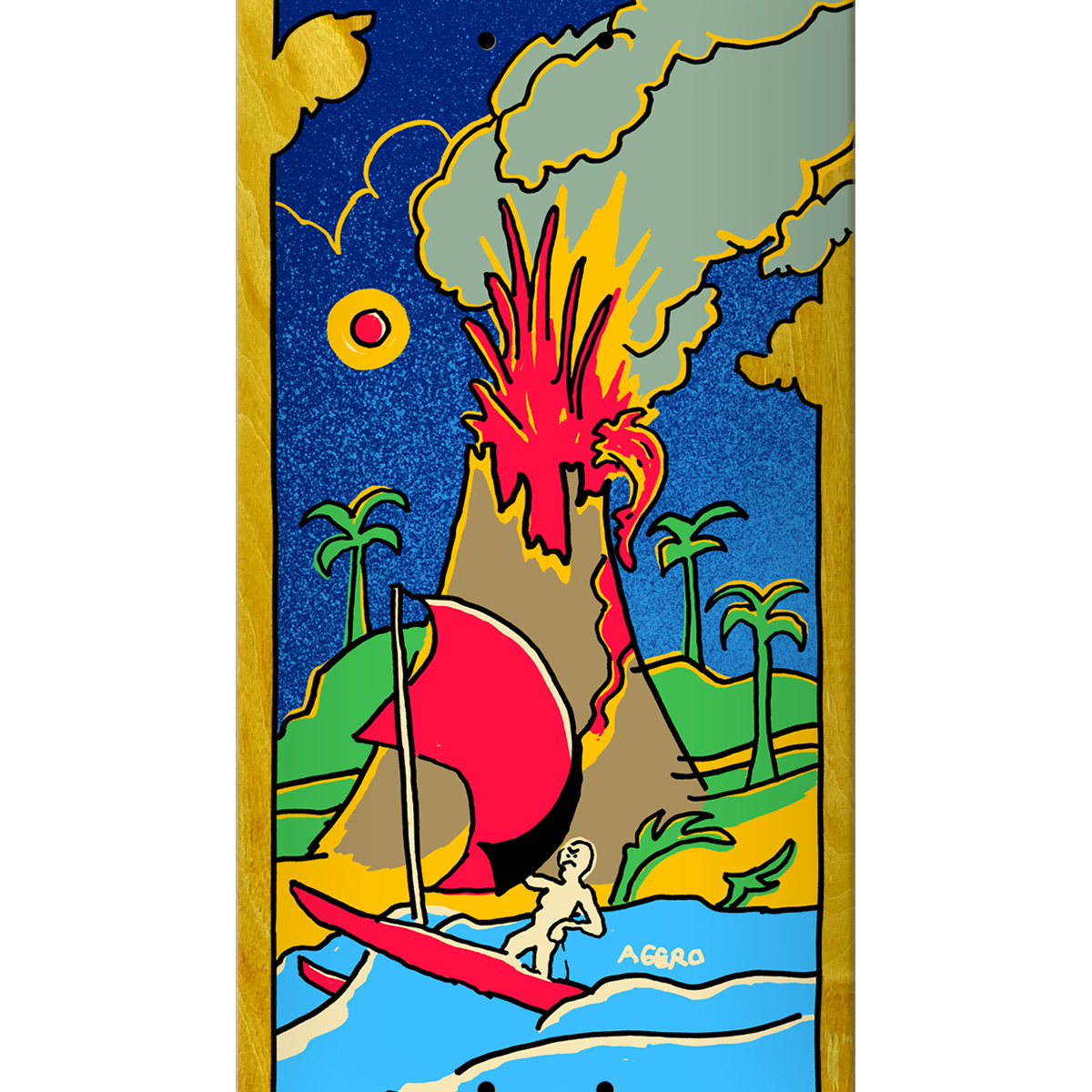 Real Mason Volcano True Fit Skateboard Deck 8.38