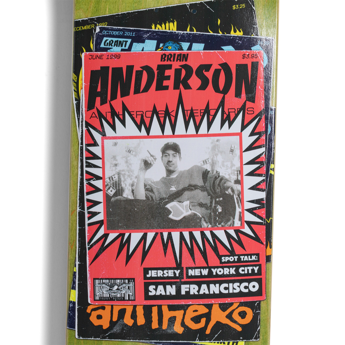 Anti Hero B.A Thrasher Collab Skateboard Deck 9.0