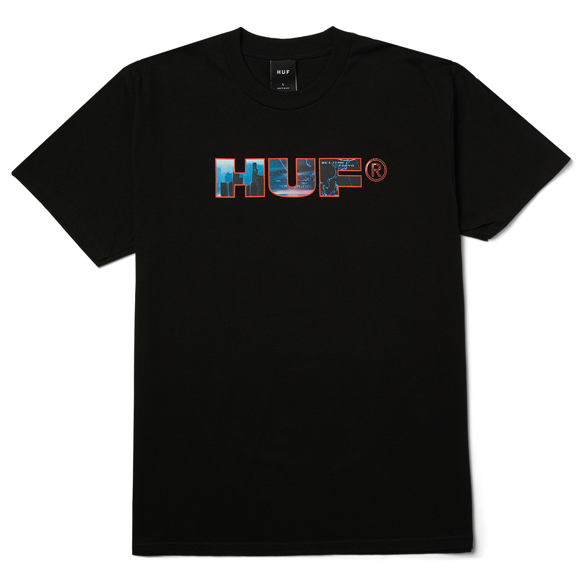 HUF Flight Path T-Shirt Black