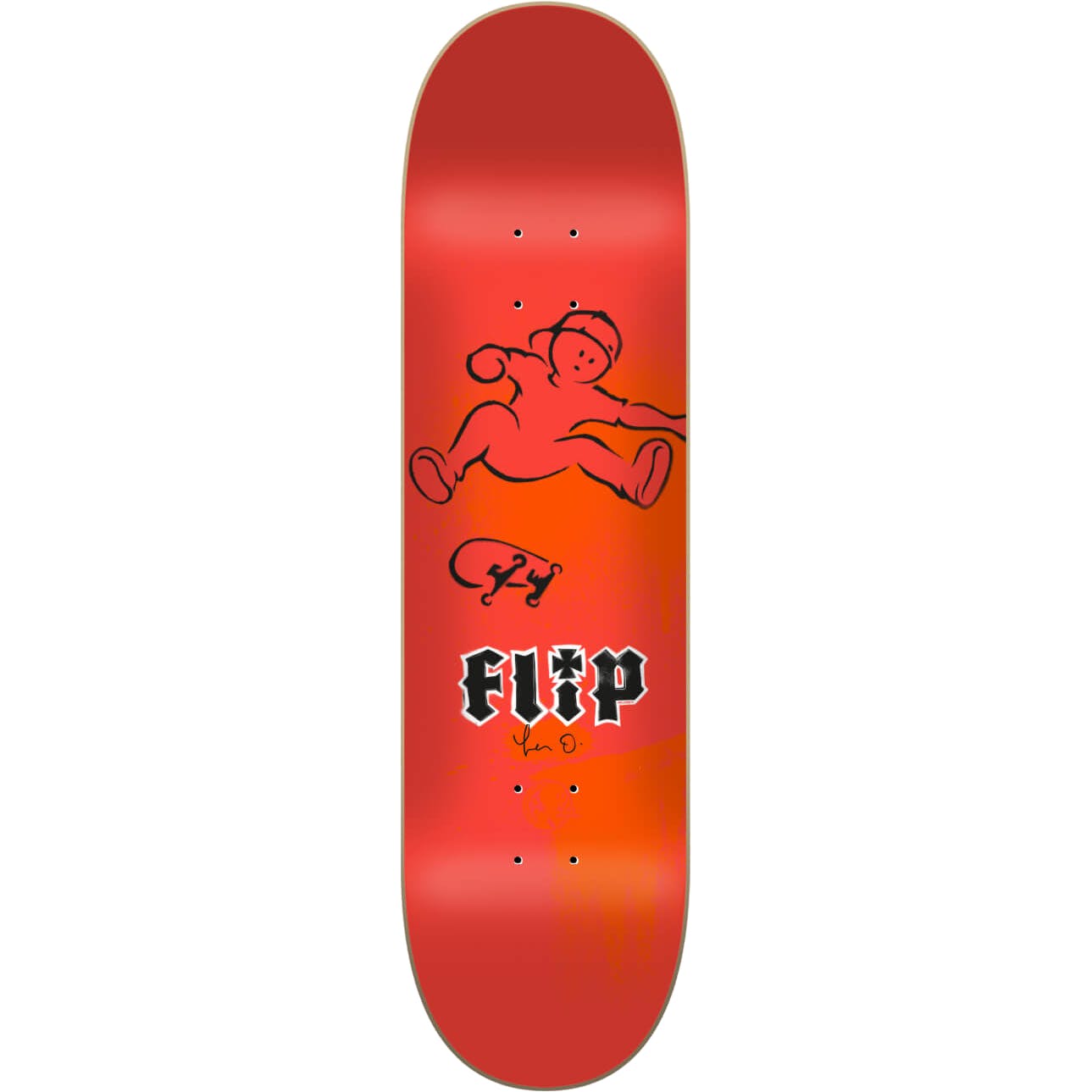 Flip Oliveira Doughboy Skateboard Deck 8.13