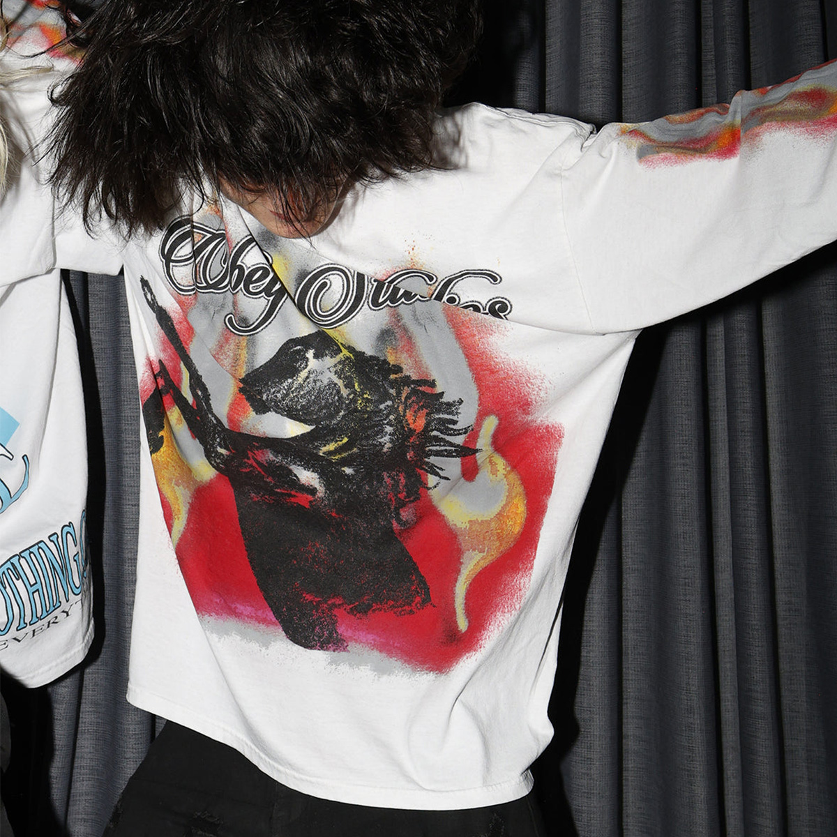 Obey Studios Horse Longsleeve T-Shirt White