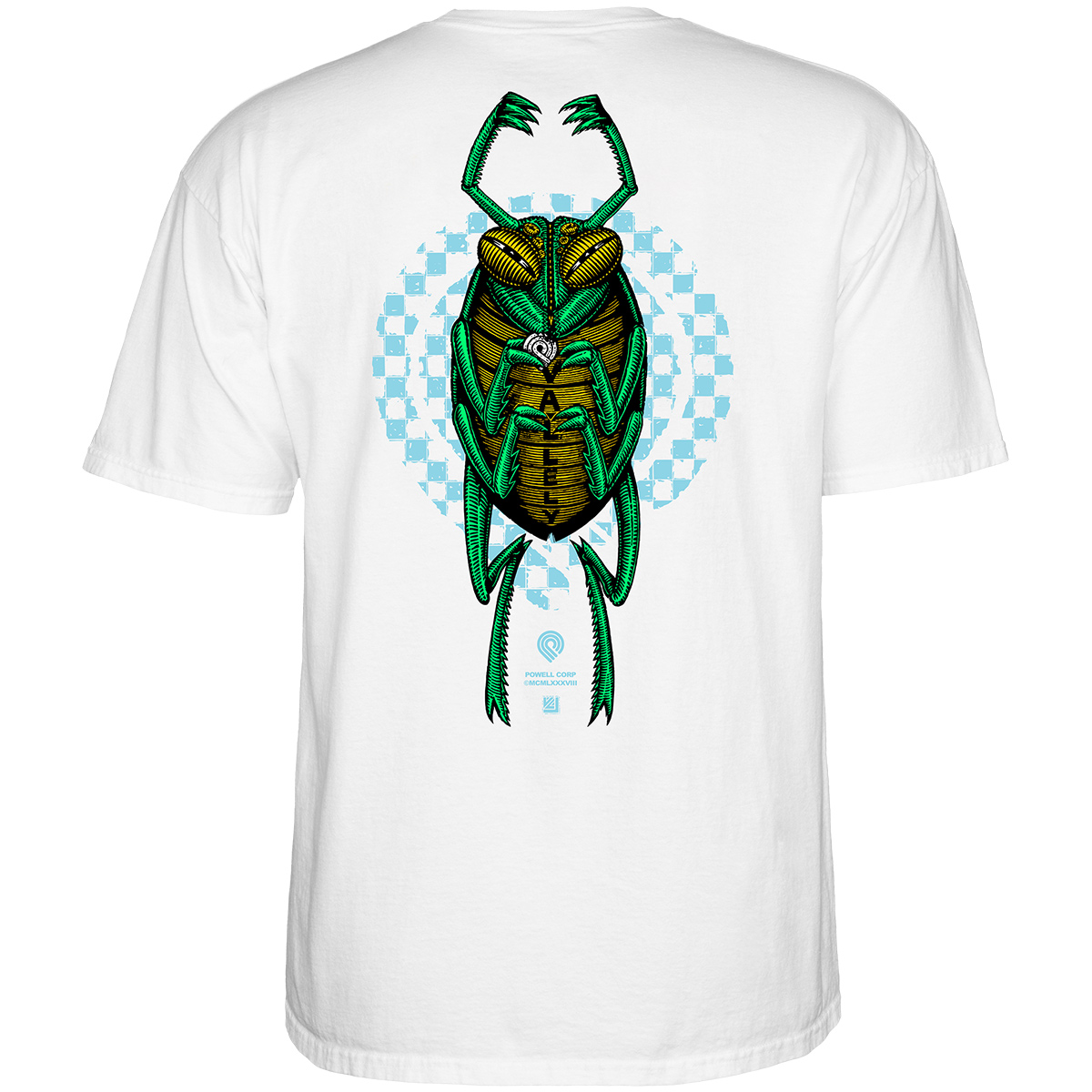 Powell-Peralta Mike Vallely Bug T-shirt White Powell-Peralta Mike Vallely Bug T-shirt White