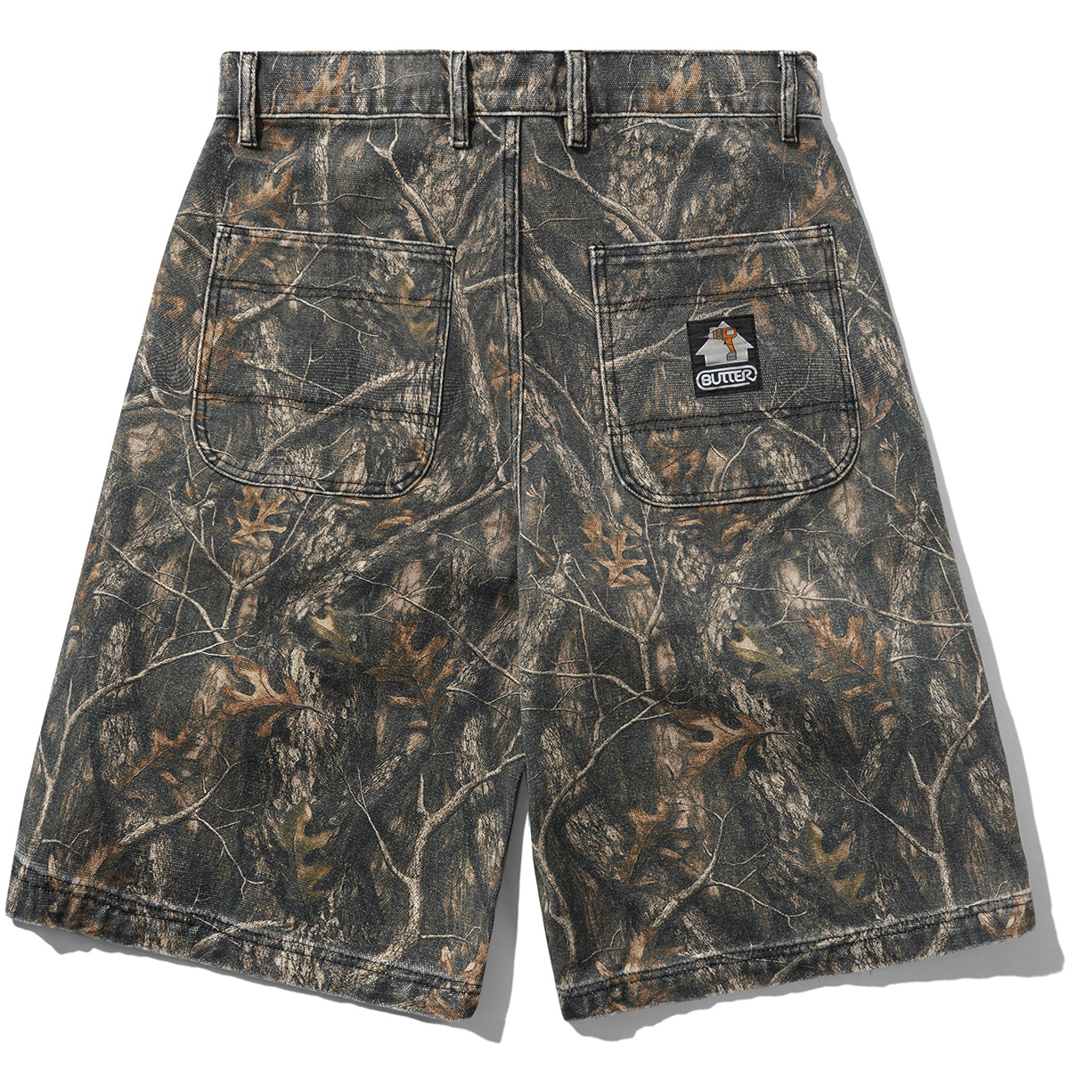 Butter Goods Work Shorts Forest Camo