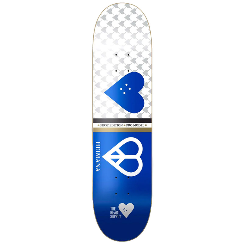 The Heart Supply Heimana Reynolds Society Deck Blue 8 The Heart Supply Heimana Reynolds Society Deck Blue 8