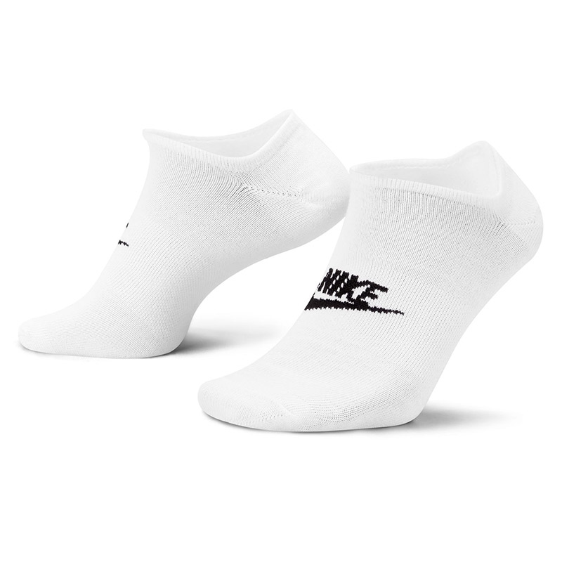 Nike SB Sportswear Everyday Essential No Show Socks White/Black 3-Pack Nike SB Sportswear Everyday Essential No Show Socks White/Black 3-Pack