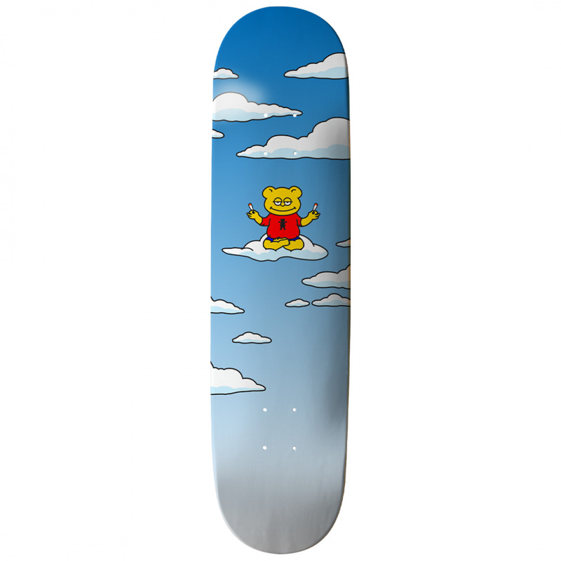Grizzly Peace Bear Skateboard Deck Blue 8.0 Grizzly Peace Bear Skateboard Deck Blue 8.0