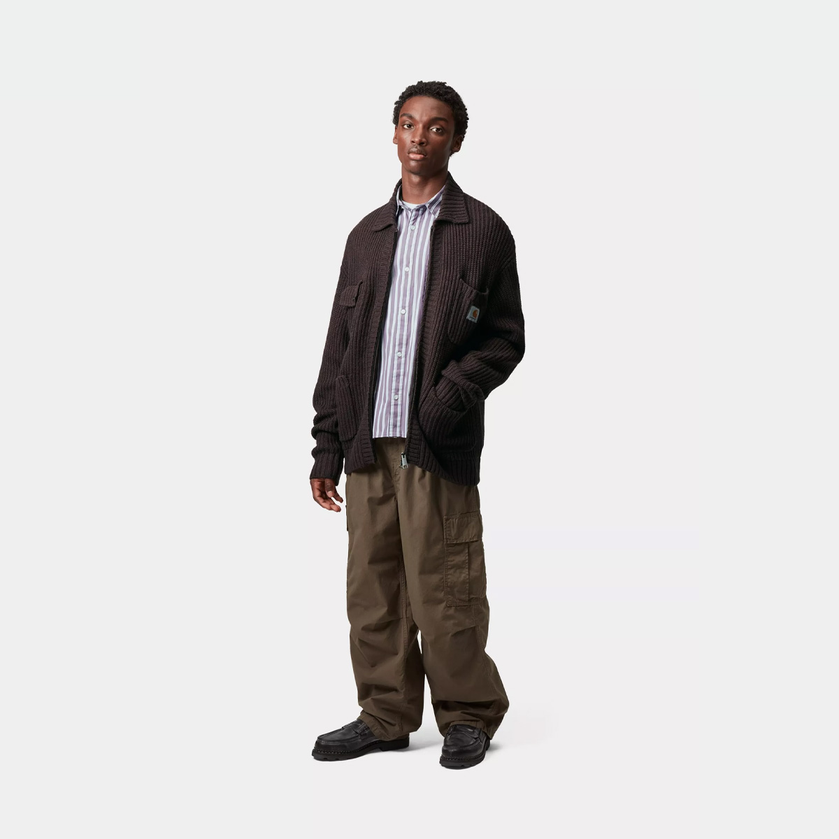 Carhartt WIP Chore Knit Jacket Palisander