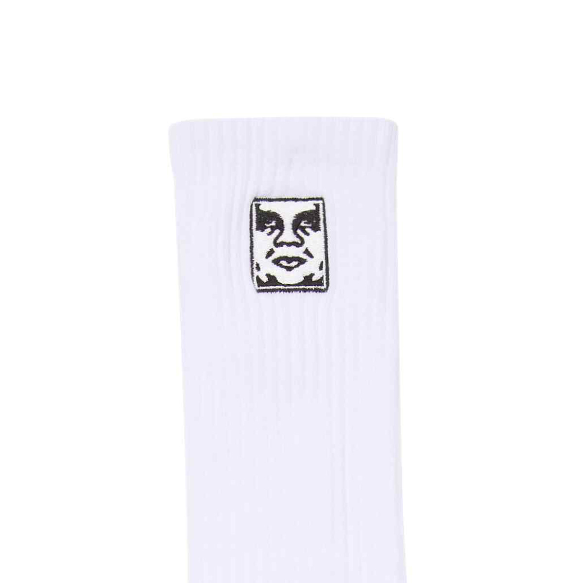 Obey Icon Face Socks White