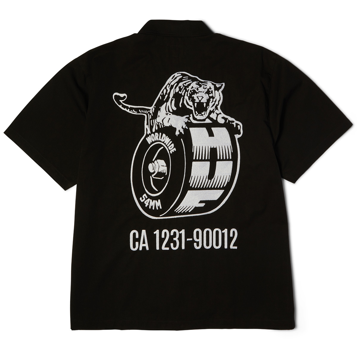 HUF Urethane Work Shirt Black