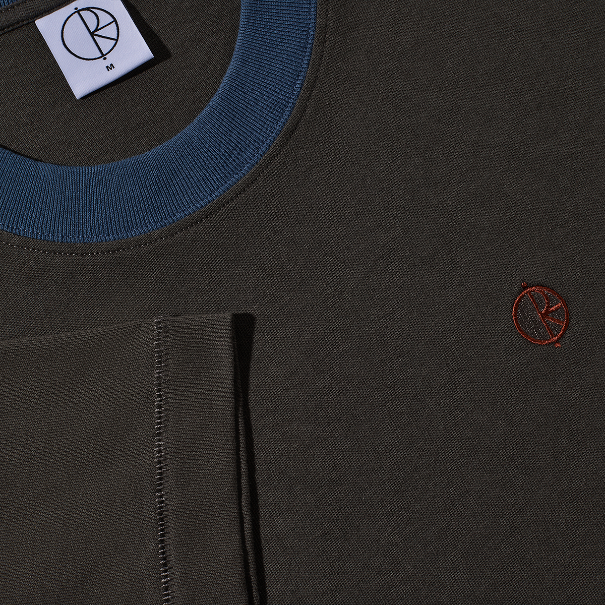 Polar Surf Panel T-shirt Dirty Black/Grey Blue