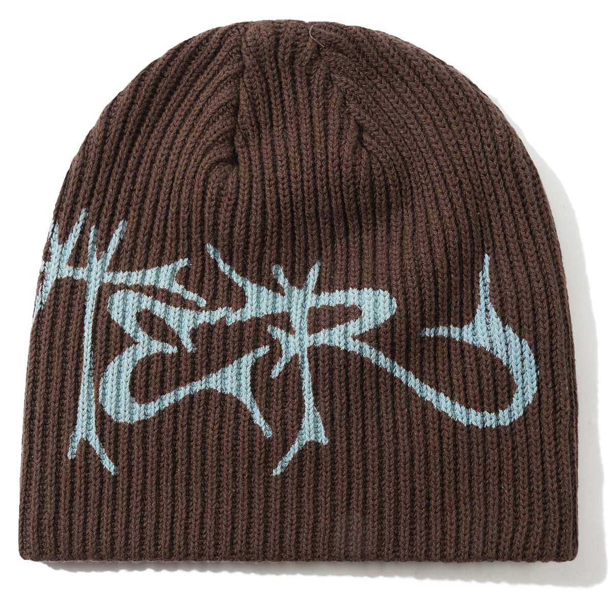 Butter Goods Scrawling Skully Beanie Brown