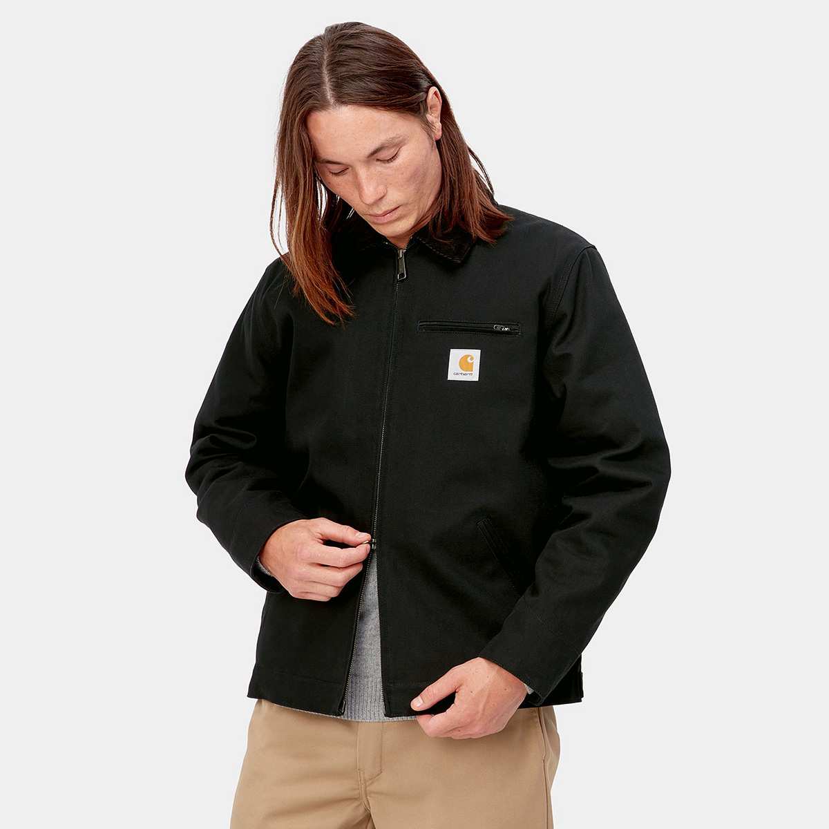 Carhartt WIP Detroit Jacket Black/Black Rigid Carhartt WIP Detroit Jacket Black/Black Rigid