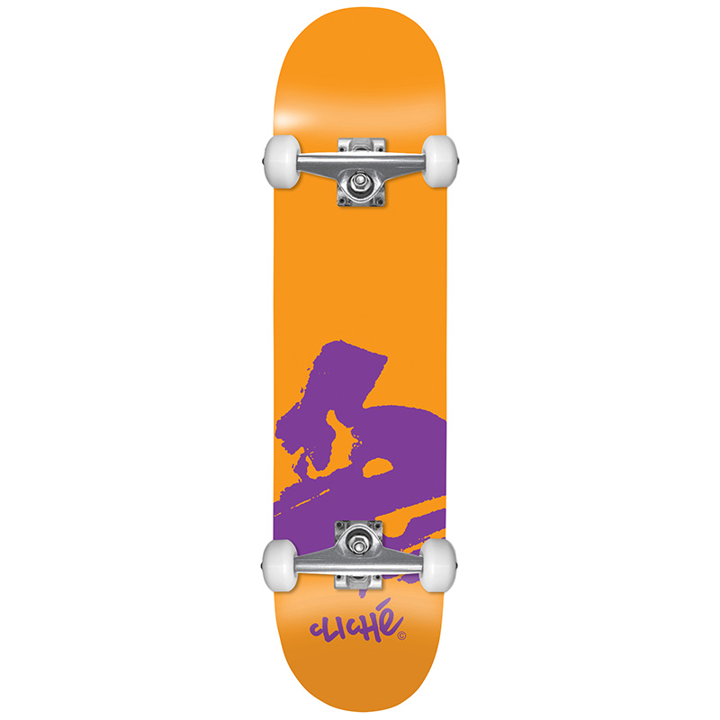 Cliché Europe FP Complete Skateboard Orange 7.875