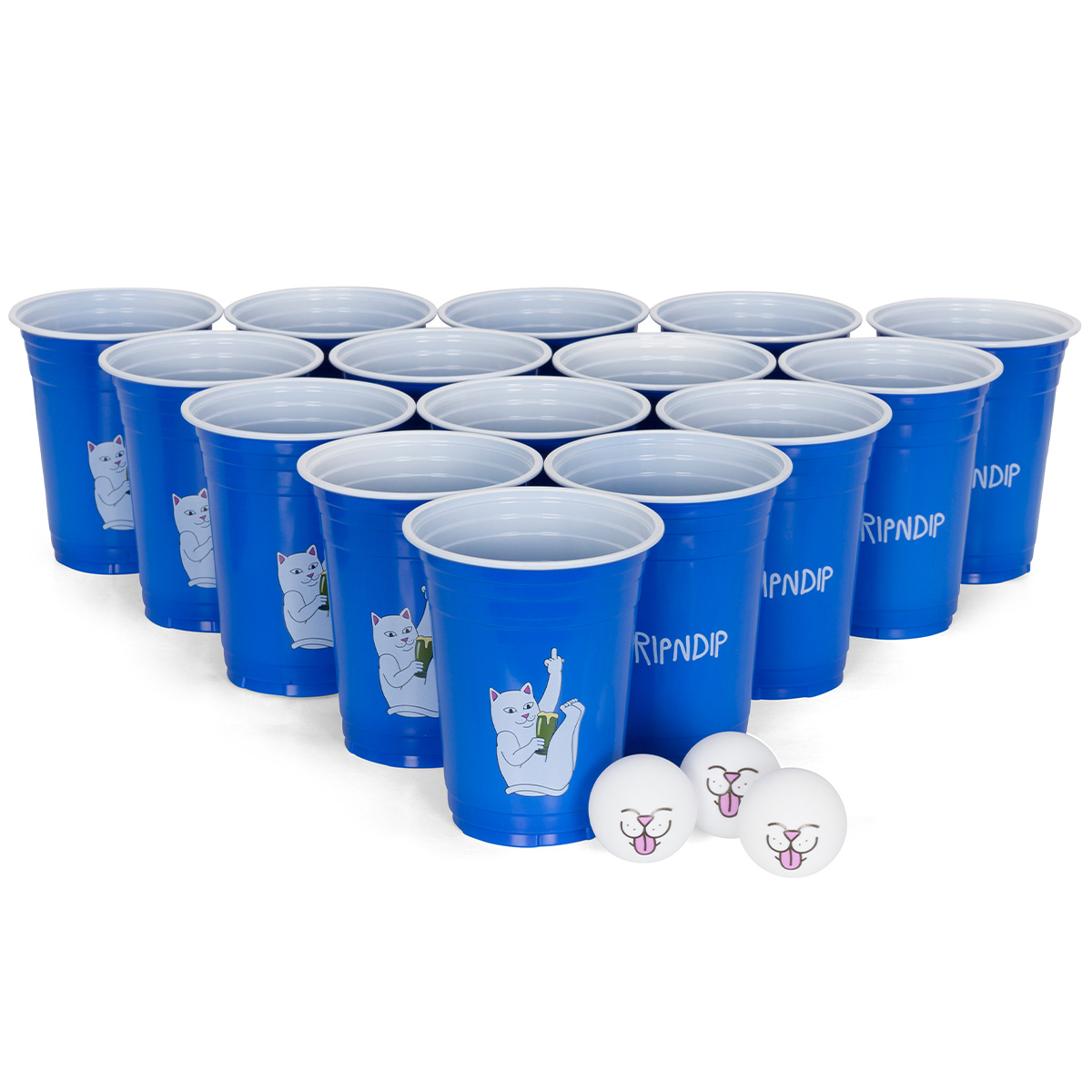 RIPNDIP Lord Nermal Beer Pong Set Blue