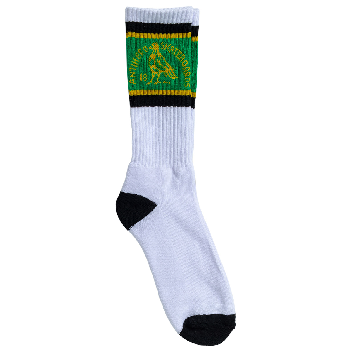 Anti Hero Clubhouse Sock White/Green/Black