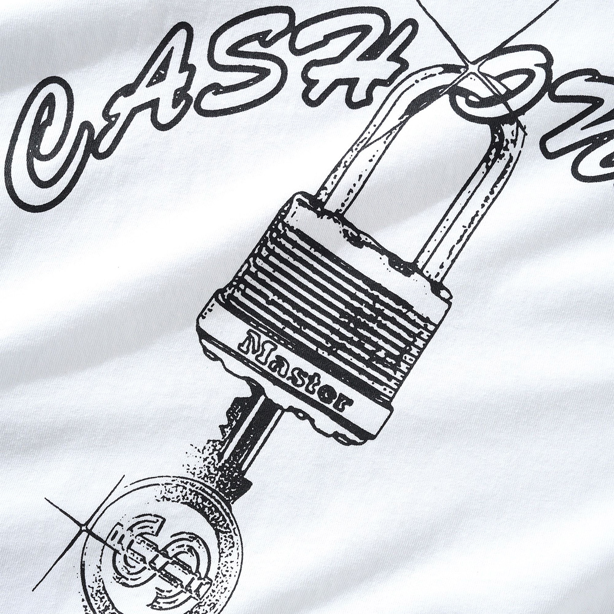 Cash Only Locksmith T-Shirt White