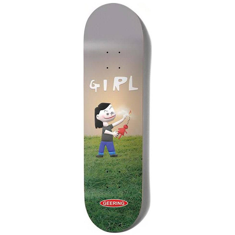 Girl Geering One Off Skateboard Deck 8.0