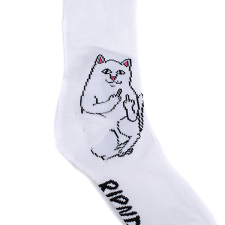 RipnDip Lord Nermal Socks White
