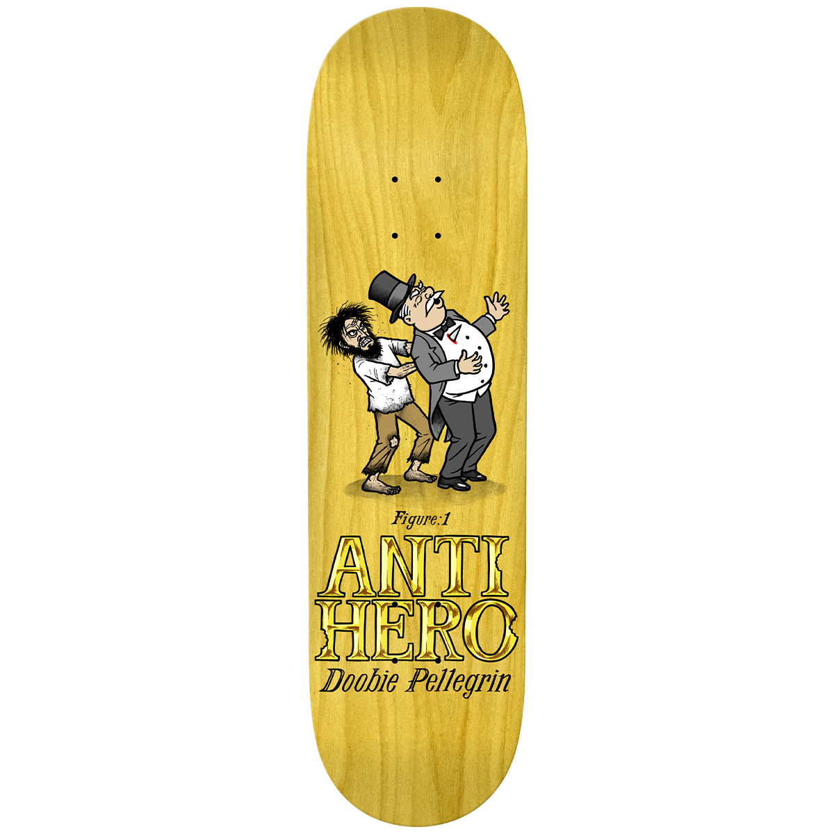 Anti Hero Doobie Eat The Rich Skateboard Deck 8.75
