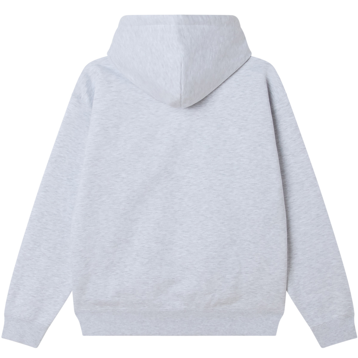 Obey Collegiate Zip Hooded Sweater Ash Grey