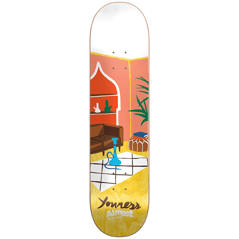 Almost Youness Rooms Super Sap R7 Skateboard Deck 8.25 Almost Youness Rooms Super Sap R7 Skateboard Deck 8.25