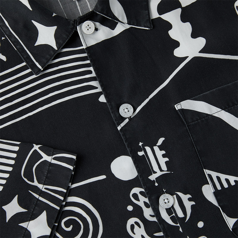 Polar Spiral Shirt Black/White Polar Spiral Shirt Black/White