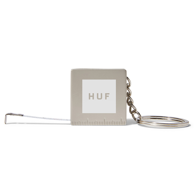 HUF Tape Measure Keychain Silver