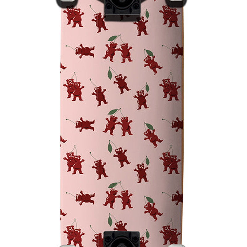 Grizzly Cherry On Top Complete Skateboard Pink 7.75 Grizzly Cherry On Top Complete Skateboard Pink 7.75