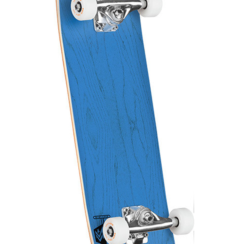 Mini Logo Chevron Detonator 15 Birch Complete Skateboard Shape 242 Dyed Blue 8.0