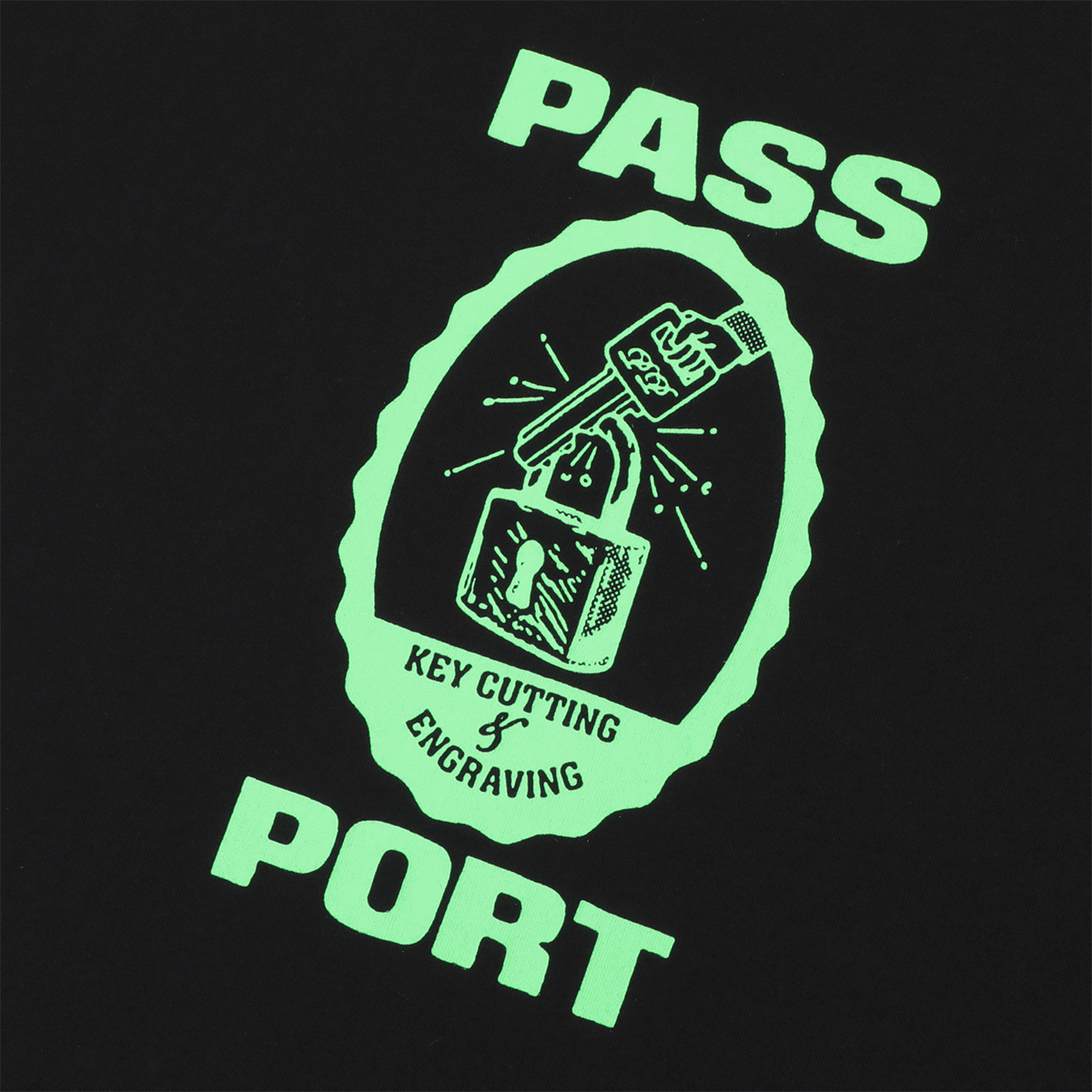Pass Port Hercu Locks T-Shirt Black