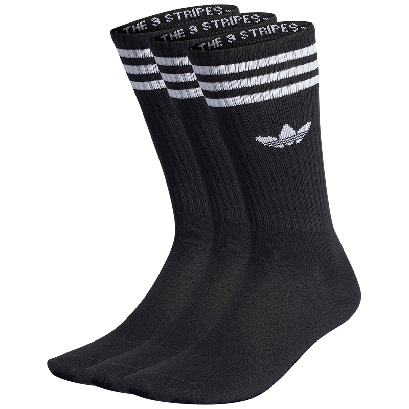 adidas High Crew Socks Black 3-Pack