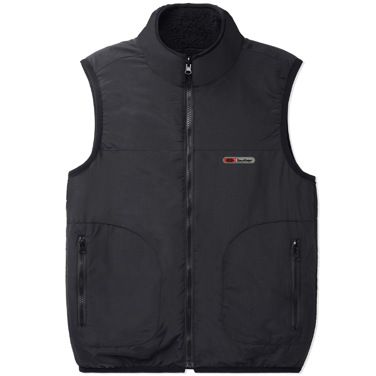 Butter Goods Terrain Reversible Vest Black