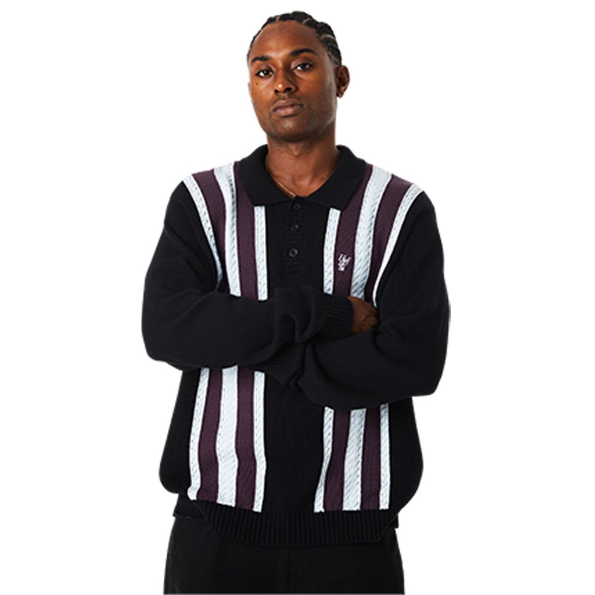 HUF Cambridge Sweater Black HUF Cambridge Sweater Black