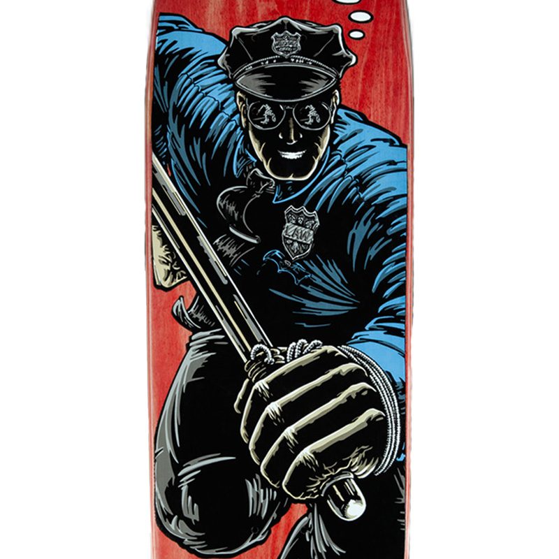 Powell Peralta Chris Senn Cop Skateboard Deck Shape 305 9.13