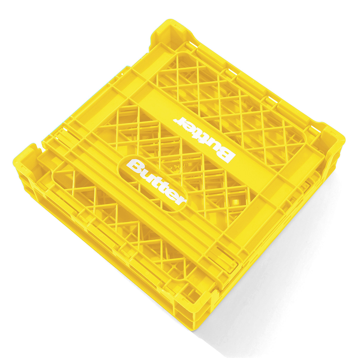 Butter Goods Record Crate Yellow Butter Goods Record Crate Yellow