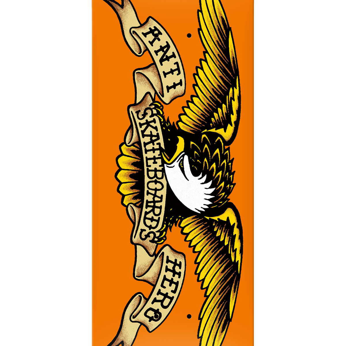 Anti Hero Team Classic Eagle Skateboard Deck Orange 9.0