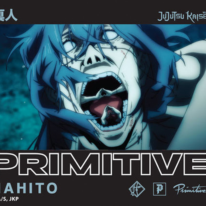 Primitive X Jujutsu Kaisen Mahito Sticker Black Primitive X Jujutsu Kaisen Mahito Sticker Black
