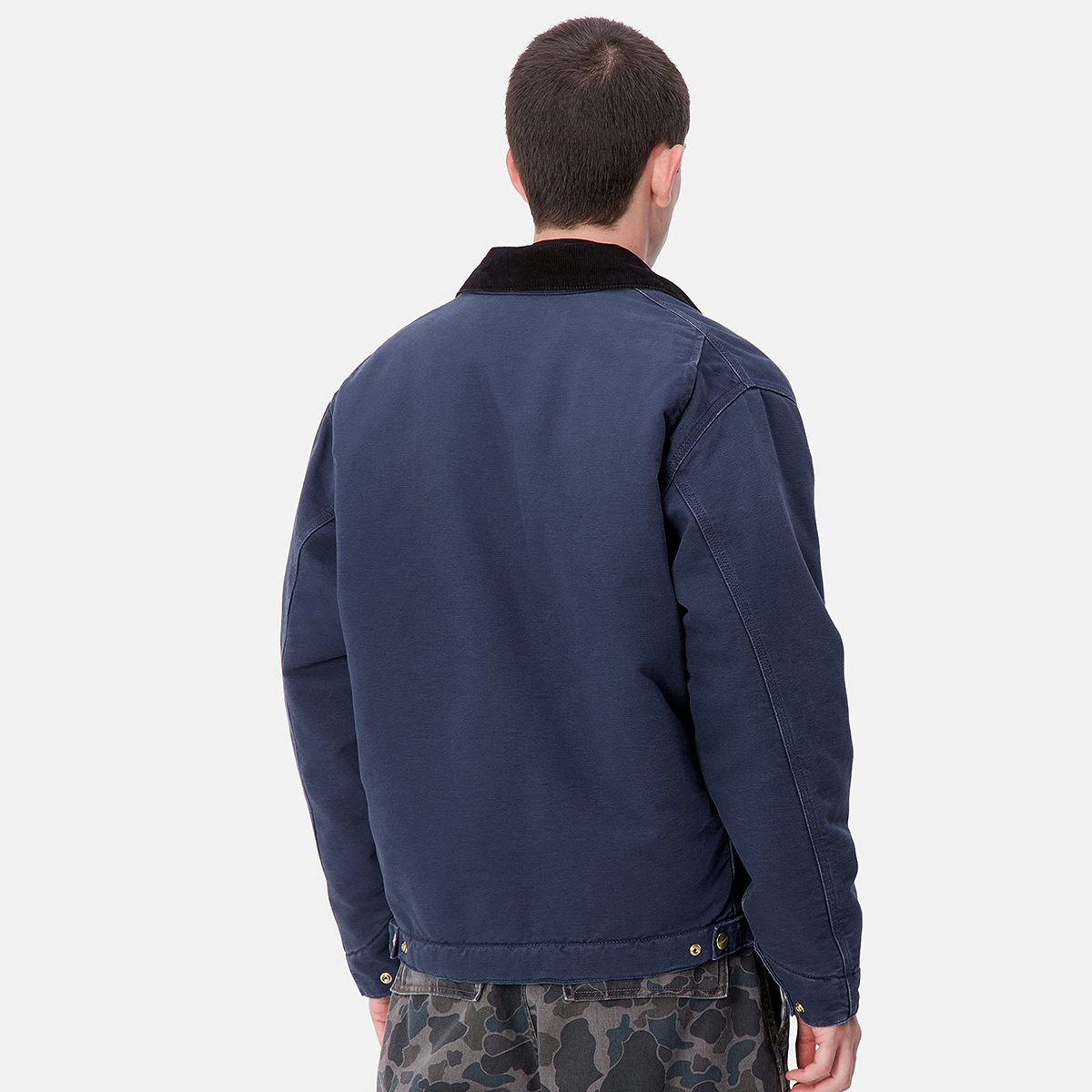 Carhartt WIP OG Detroit Jacket Air Force Blue/Black Aged Canvas Carhartt WIP OG Detroit Jacket Air Force Blue/Black Aged Canvas